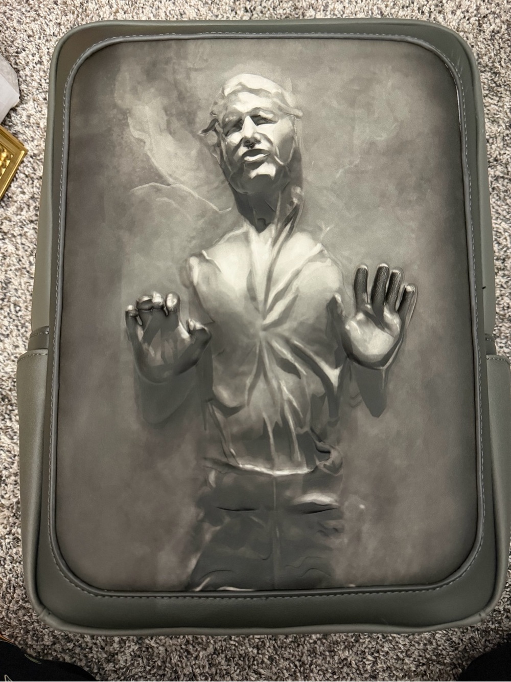 Loungefly Han Solo -Star Wars Return of the Jedi frozen in carbonite bag. BNWT